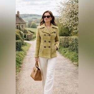 VTG Spiewak & Sons Wool Peacoat Women S Plaid Thinsulate Heritage Jacket